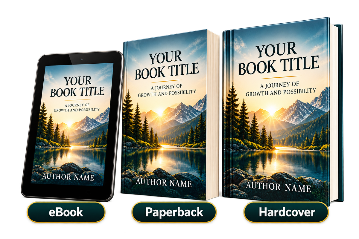 eBook, paperback and hardcover editions